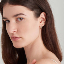 Load image into Gallery viewer, 14kt Gold Mini Hoop Stud Earrings