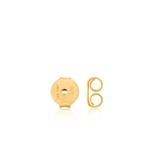 Load image into Gallery viewer, Gold Rope Heart Stud Earrings