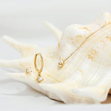Load image into Gallery viewer, TALIA | White Pearl & White Sapphire Necklace Necklaces AURELIE GI