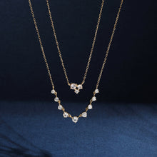 Load image into Gallery viewer, ROSAMUND | Rose Cut White Sapphire Necklace Necklaces AURELIE GI