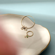 Load image into Gallery viewer, MAY | Green Tsavorite Necklace Charm Necklace Charms AURELIE GI