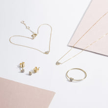 Load image into Gallery viewer, SOPHIE | Diamond Heart Necklace Necklaces AURELIE GI