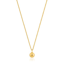 Load image into Gallery viewer, Gold Orbit Ball Necklace