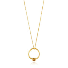 Load image into Gallery viewer, Gold Modern Circle Necklace