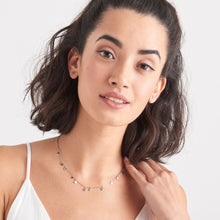 Load image into Gallery viewer, Silver Geometry Mixed Discs Necklace