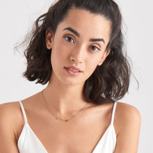 Load image into Gallery viewer, Rose Gold Geometry Drop Discs Necklace