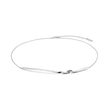 Load image into Gallery viewer, Silver Twist Collar Necklace