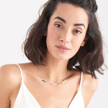 Load image into Gallery viewer, Silver Twist Collar Necklace