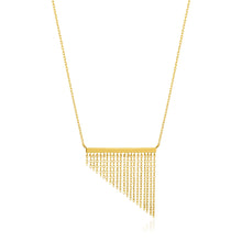 Load image into Gallery viewer, Gold Fringe Fall Necklace