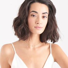 Load image into Gallery viewer, Opal Color Gold Necklace