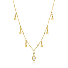 Load image into Gallery viewer, Gold Dream Drop Discs Necklace