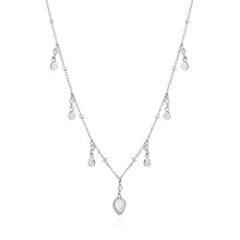 Load image into Gallery viewer, Silver Dream Drop Discs Necklace