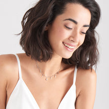 Load image into Gallery viewer, Silver Dream Drop Discs Necklace