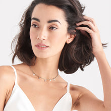 Load image into Gallery viewer, Silver Crush Drop Discs Necklace