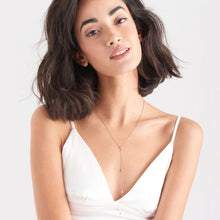 Load image into Gallery viewer, Silver Glow Y Necklace