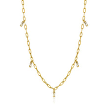 Load image into Gallery viewer, Gold Glow Drop Necklace