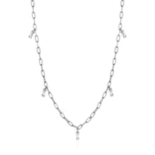 Load image into Gallery viewer, Silver Glow Drop Necklace
