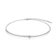 Load image into Gallery viewer, Silver Cluster Choker
