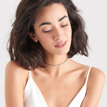 Load image into Gallery viewer, Silver Cluster Choker