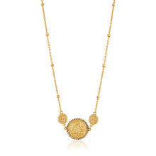 Load image into Gallery viewer, Gold Winged Goddess Necklace