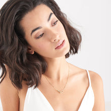 Load image into Gallery viewer, Gold Beaded Chain Link Necklace