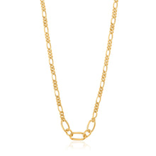 Load image into Gallery viewer, Gold Figaro Chain Necklace