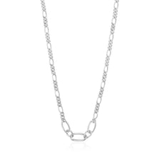 Load image into Gallery viewer, Silver Figaro Chain Necklace