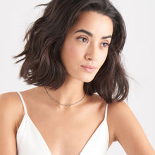 Load image into Gallery viewer, Silver Figaro Chain Necklace