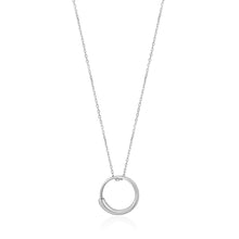 Load image into Gallery viewer, Silver Luxe Circle Necklace
