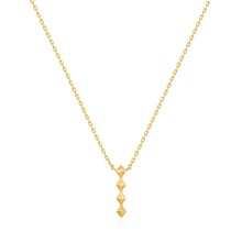 Load image into Gallery viewer, Gold Spike Drop Necklace