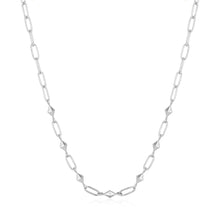 Load image into Gallery viewer, Silver Heavy Spike Necklace