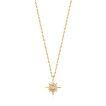 Load image into Gallery viewer, Gold Midnight Star Necklace