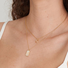Load image into Gallery viewer, Gold Knot Pendant Necklace