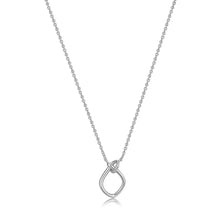 Load image into Gallery viewer, Silver Knot Pendant Necklace