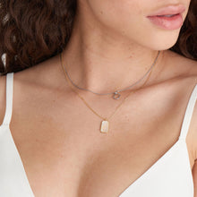 Load image into Gallery viewer, Silver Knot Pendant Necklace