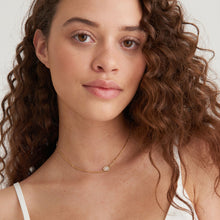 Load image into Gallery viewer, Compass Emblem Gold Figaro Chain Necklace