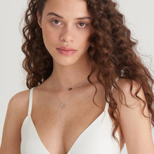 Load image into Gallery viewer, Raven Black Enamel Silver Link Necklace