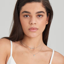 Load image into Gallery viewer, Turquoise Silver Link Necklace