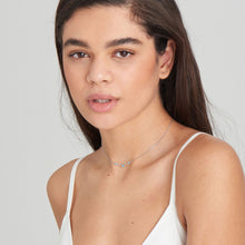 Load image into Gallery viewer, Turquoise Silver Link Necklace