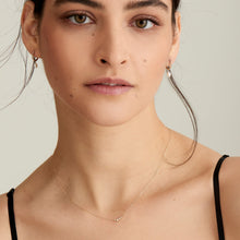 Load image into Gallery viewer, 14kt Gold Pearl and White Sapphire Radiance Necklace