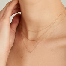 Load image into Gallery viewer, 14kt Gold Stargazer Natural Diamond Constellation Necklace