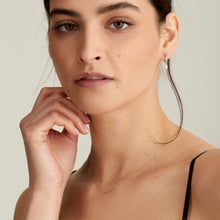 Load image into Gallery viewer, 14kt Gold Stargazer Natural Diamond Bar Necklace