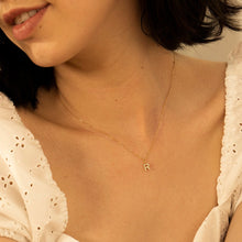 Load image into Gallery viewer, R | Diamond Initial Charm Necklace Charms AURELIE GI