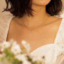 Load image into Gallery viewer, T | Diamond Initial Charm Necklace Charms AURELIE GI