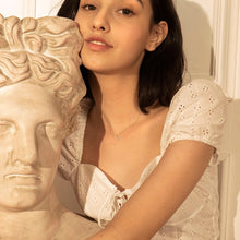 Load image into Gallery viewer, V | Diamond Initial Charm Necklace Charms AURELIE GI