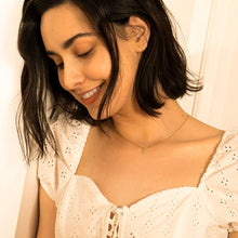 Load image into Gallery viewer, X | Diamond Initial Charm Necklace Charms AURELIE GI