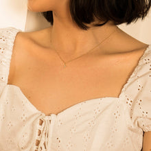 Load image into Gallery viewer, Y | Diamond Initial Charm Necklace Charms AURELIE GI