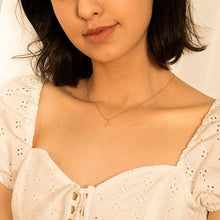 Load image into Gallery viewer, Y | Diamond Initial Charm Necklace Charms AURELIE GI