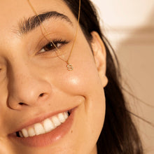 Load image into Gallery viewer, S | Diamond Initial Charm Necklace Charms AURELIE GI