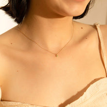 Load image into Gallery viewer, MAY | Green Tsavorite Necklace Charm Necklace Charms AURELIE GI